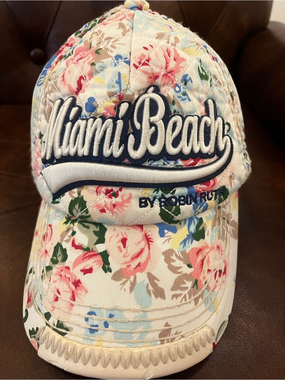 Floral Miami Beach Cap